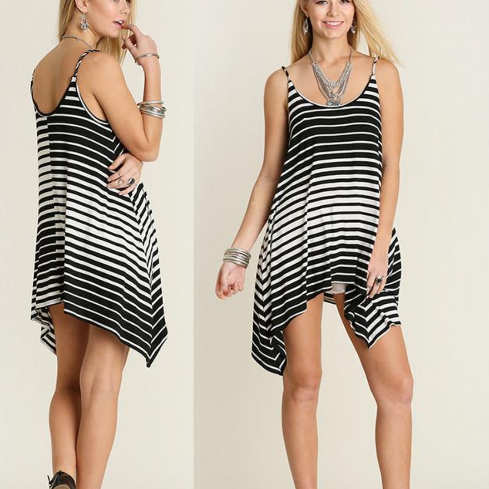 New UMGEE Striped Shark Bite Tank Top S-M-L